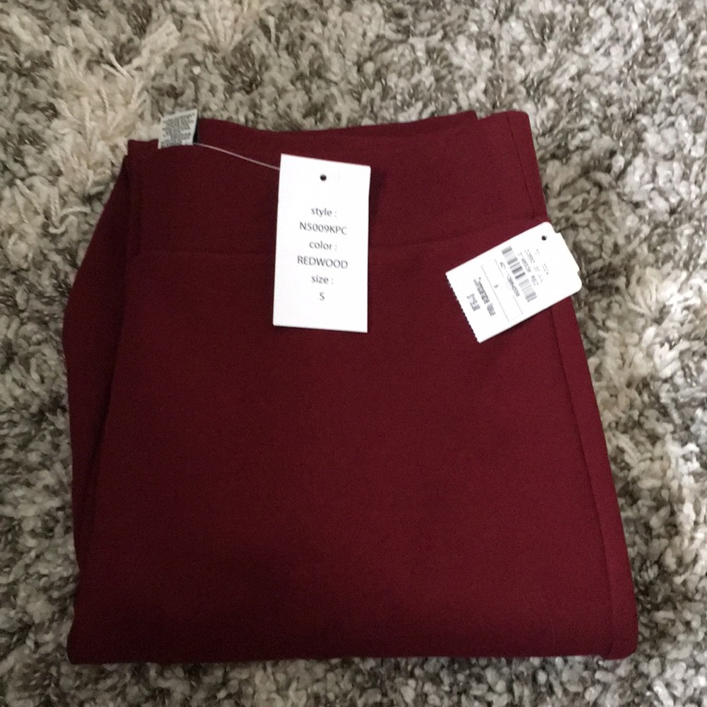 Burgandy/maroon neiman marcus tights